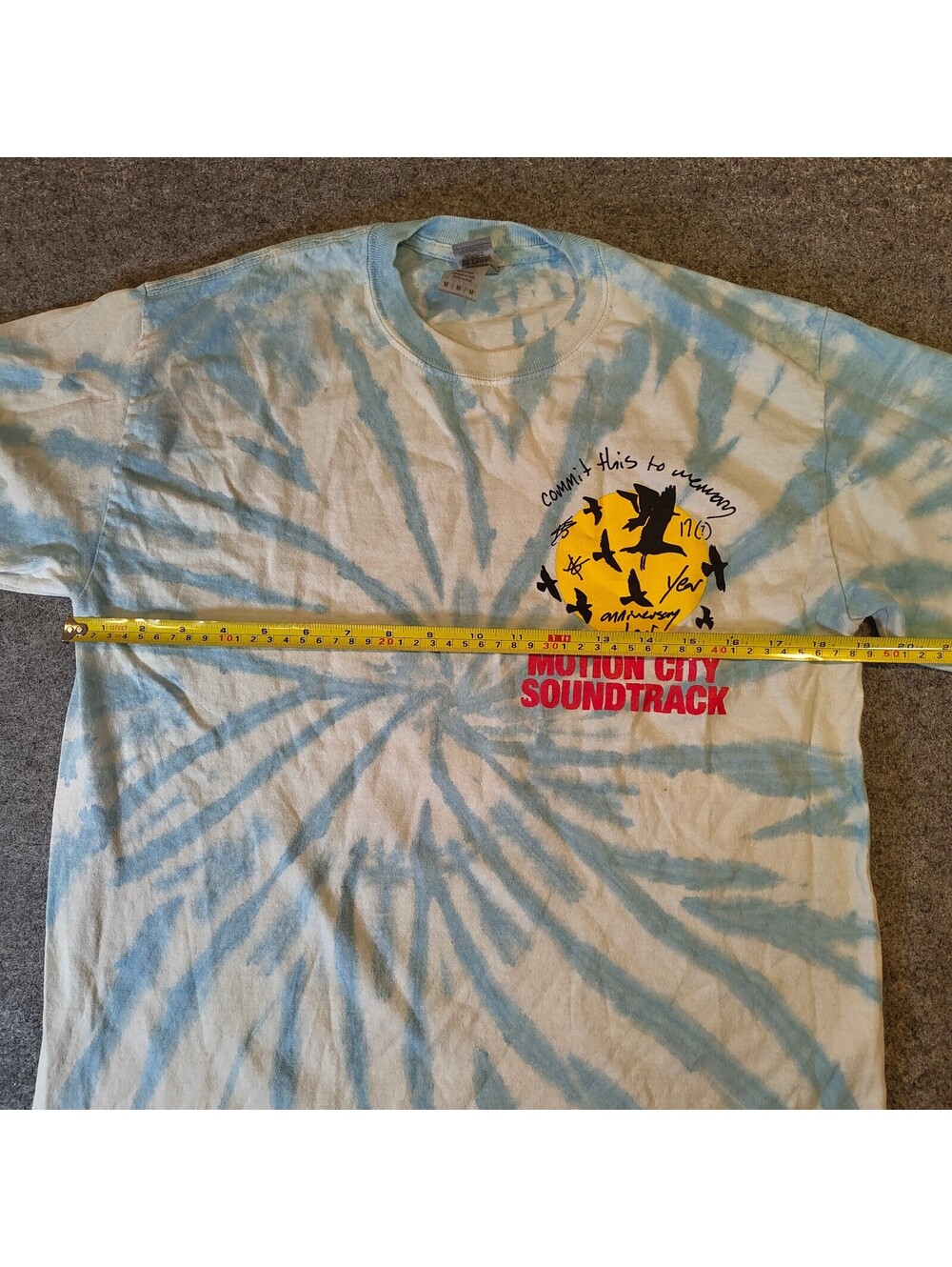 Motion City Soundtrack Commit This To Memory Anniversary Tour T-Shirt M
